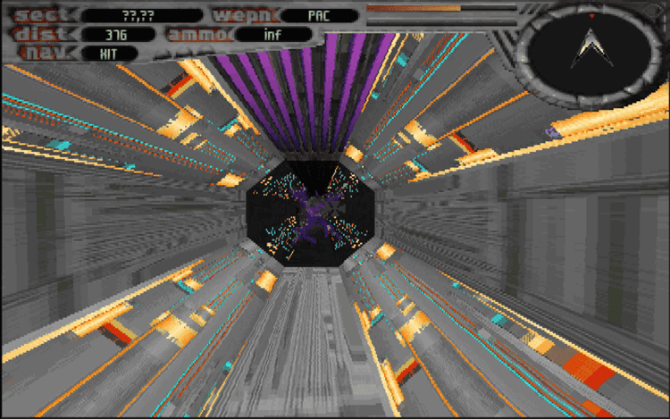 Gameplay screen of Terminal Velocity (5/8) Gameplay screen of Terminal Velocity (5/8)