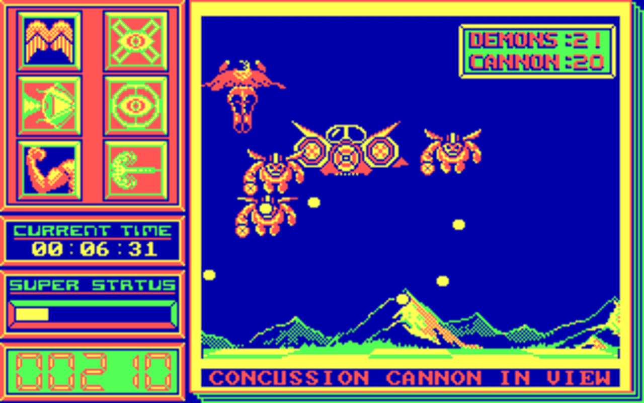 Gameplay screen of Superman: The Man of Steel (3/4) Gameplay screen of Superman: The Man of Steel (3/4)