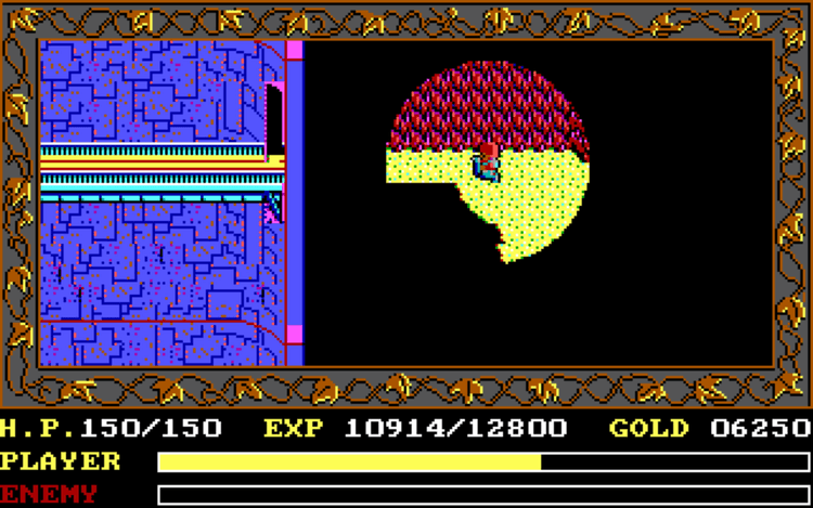 Gameplay screen of Ys: The Vanished Omens (2/8) Gameplay screen of Ys: The Vanished Omens (2/8)