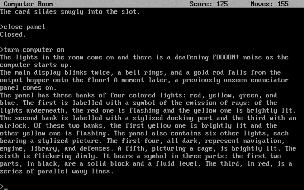 Gameplay screen of Starcross (1/4) Gameplay screen of Starcross (1/4)