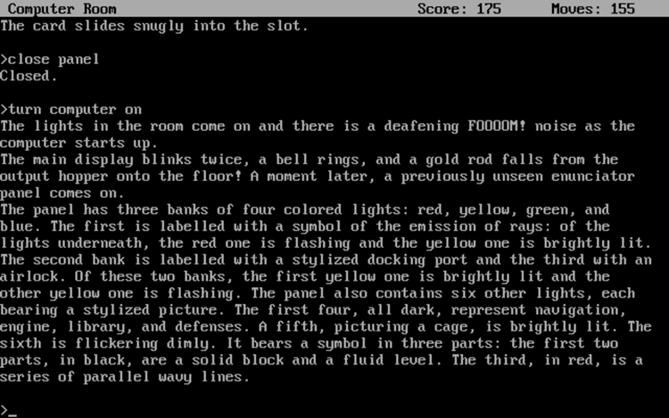 Gameplay screen of Starcross (1/4) Gameplay screen of Starcross (1/4)