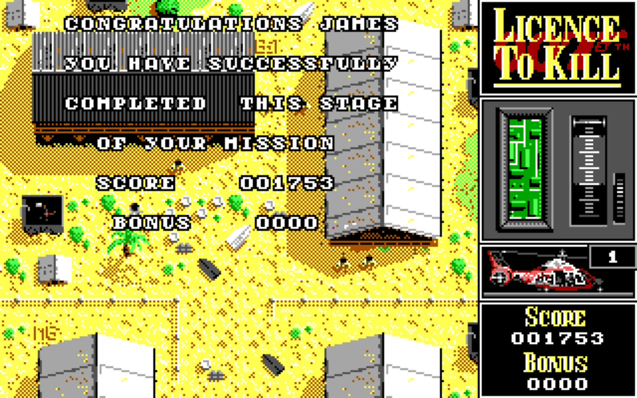 Gameplay screen of 007: Licence to Kill (5/8) Gameplay screen of 007: Licence to Kill (5/8)