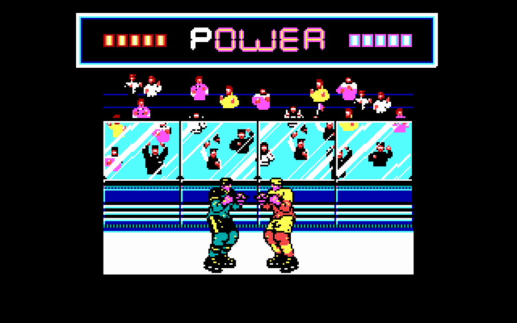 Gameplay screen of Blades of Steel (4/8) Gameplay screen of Blades of Steel (4/8)