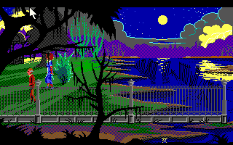 Gameplay screen of The Colonel's Bequest (5/8) Gameplay screen of The Colonel's Bequest (5/8)