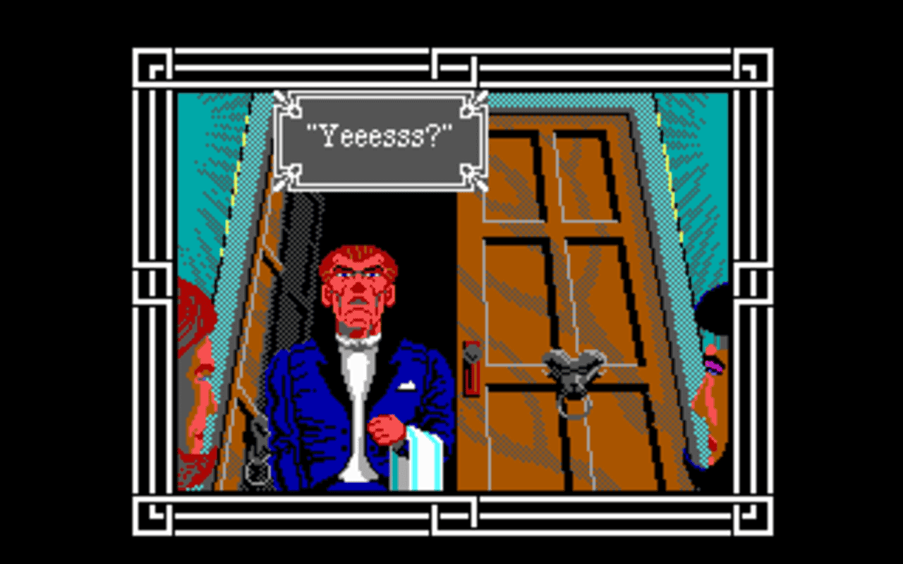 Gameplay screen of The Colonel's Bequest (3/8) Gameplay screen of The Colonel's Bequest (3/8)