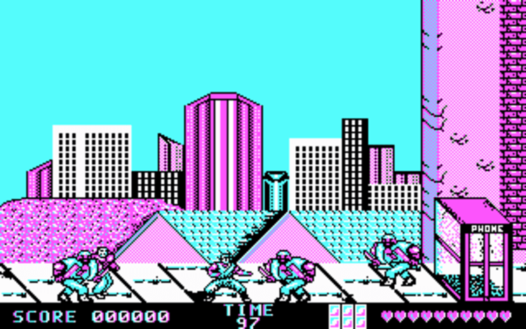 Gameplay screen of Ninja Gaiden (3/4) Gameplay screen of Ninja Gaiden (3/4)