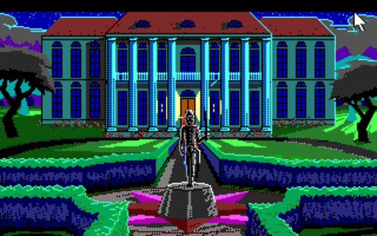 Gameplay screen of The Colonel's Bequest (2/8) Gameplay screen of The Colonel's Bequest (2/8)