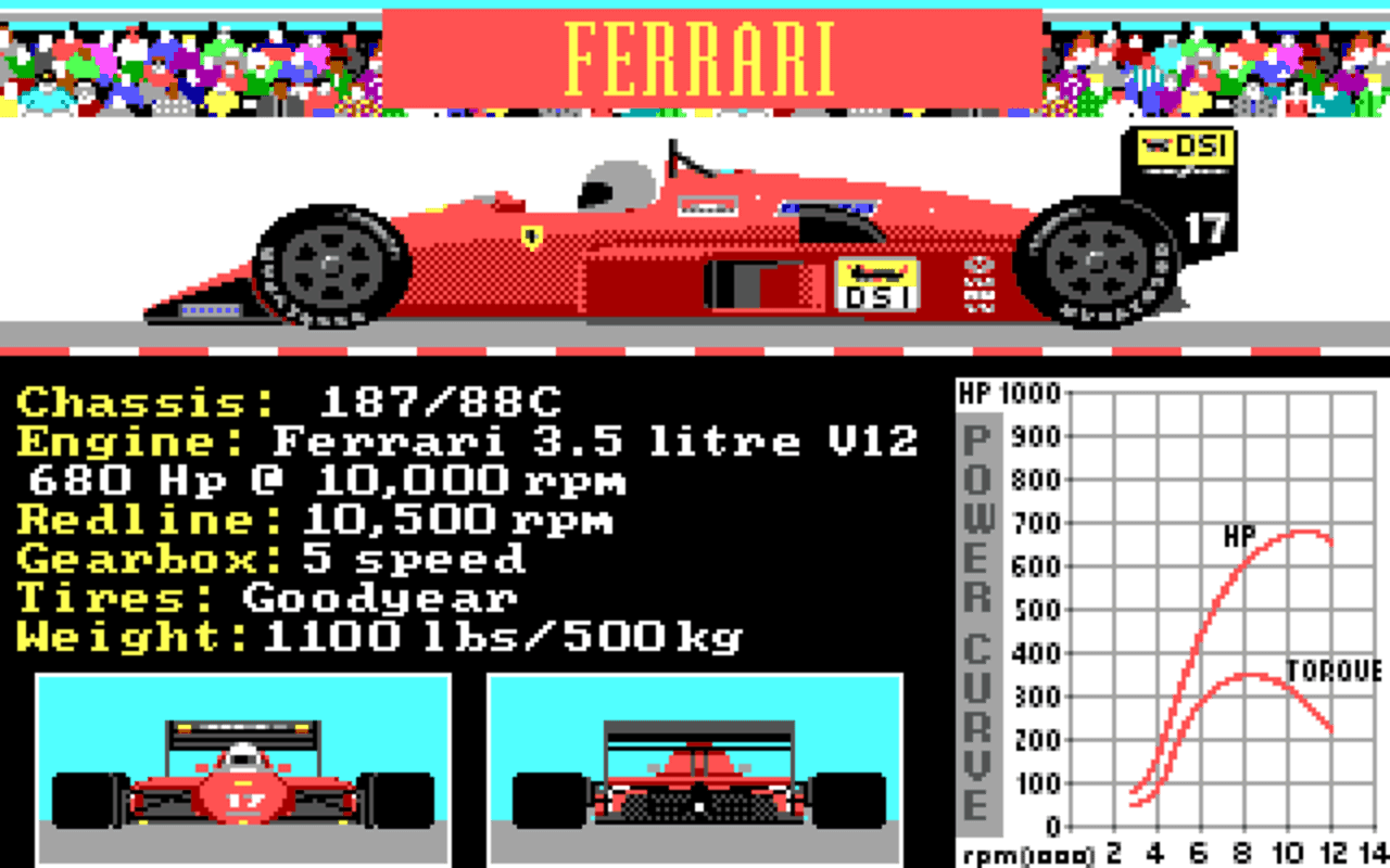 Gameplay screen of Grand Prix Circuit (7/8) Gameplay screen of Grand Prix Circuit (7/8)