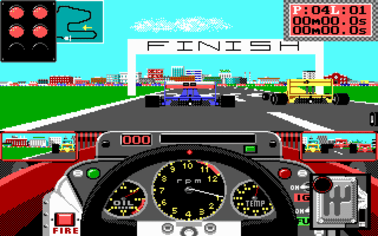 Gameplay screen of Grand Prix Circuit (4/8) Gameplay screen of Grand Prix Circuit (4/8)