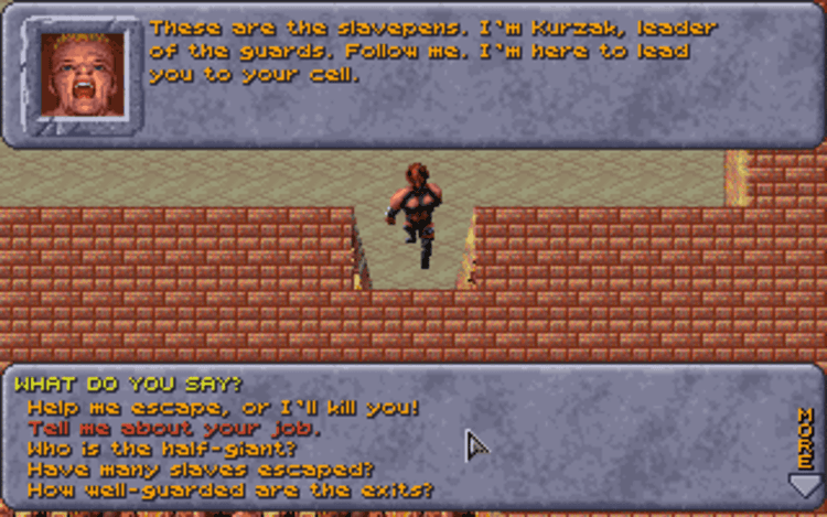 Gameplay screen of Dark Sun: Shattered Lands (5/8) Gameplay screen of Dark Sun: Shattered Lands (5/8)