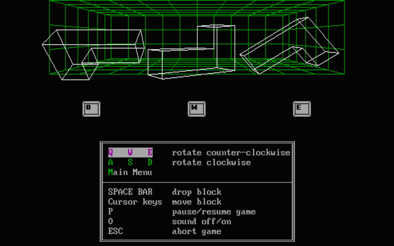 Gameplay screen of Blockout (3/8) Gameplay screen of Blockout (3/8)