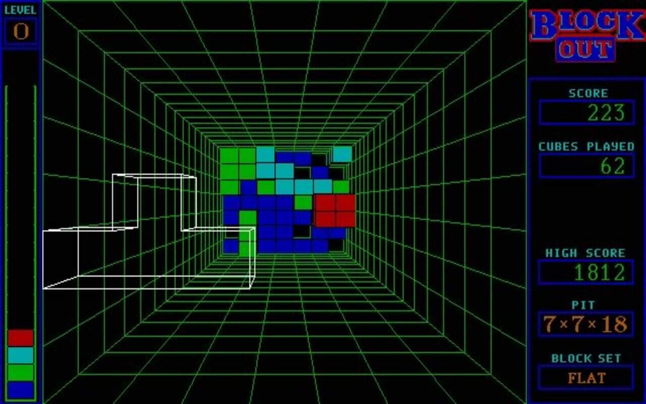 Gameplay screen of Blockout (7/8) Gameplay screen of Blockout (7/8)