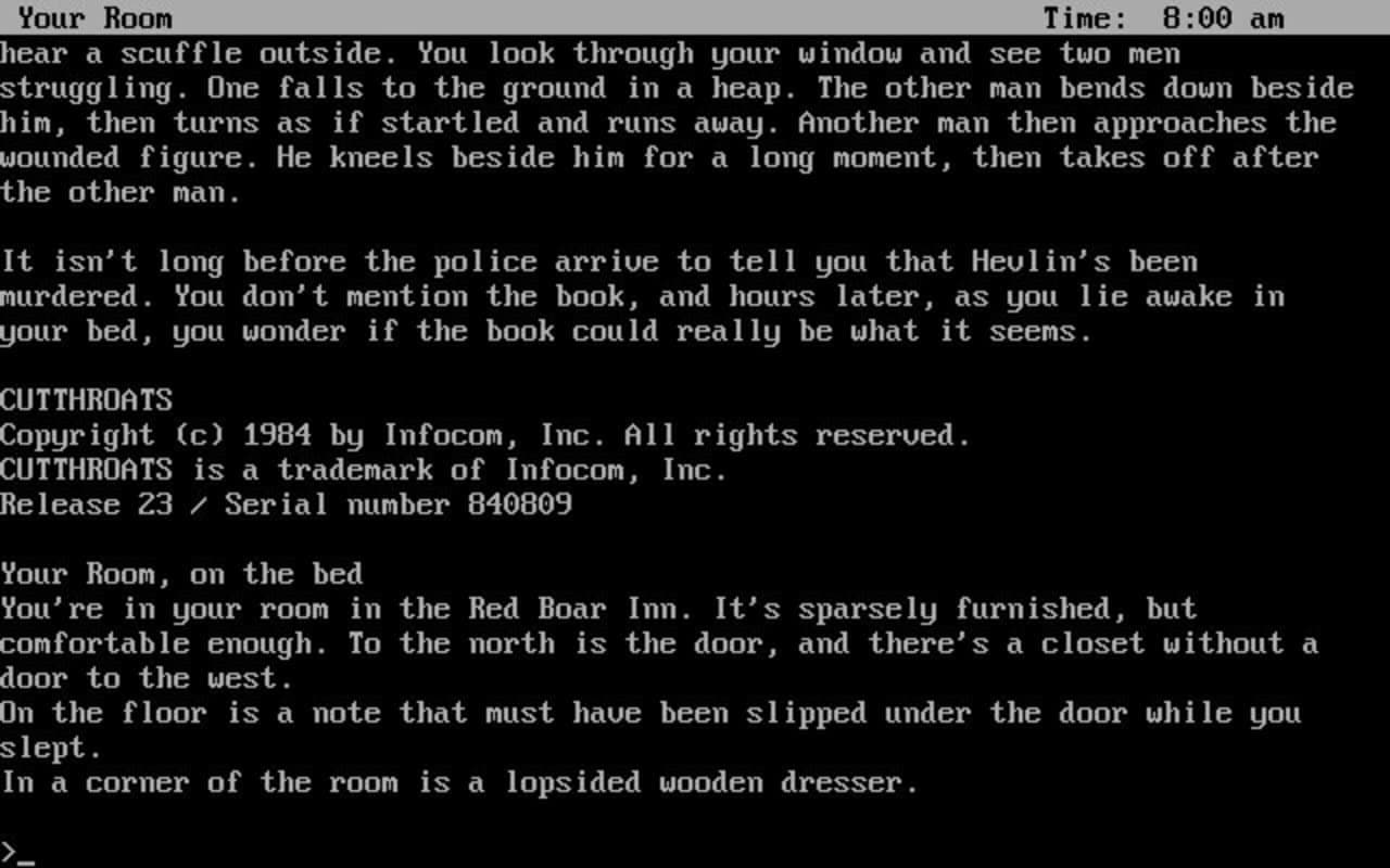 Gameplay screen of Cutthroats (4/4) Gameplay screen of Cutthroats (4/4)