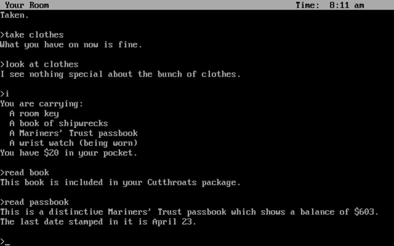 Gameplay screen of Cutthroats (1/4) Gameplay screen of Cutthroats (1/4)