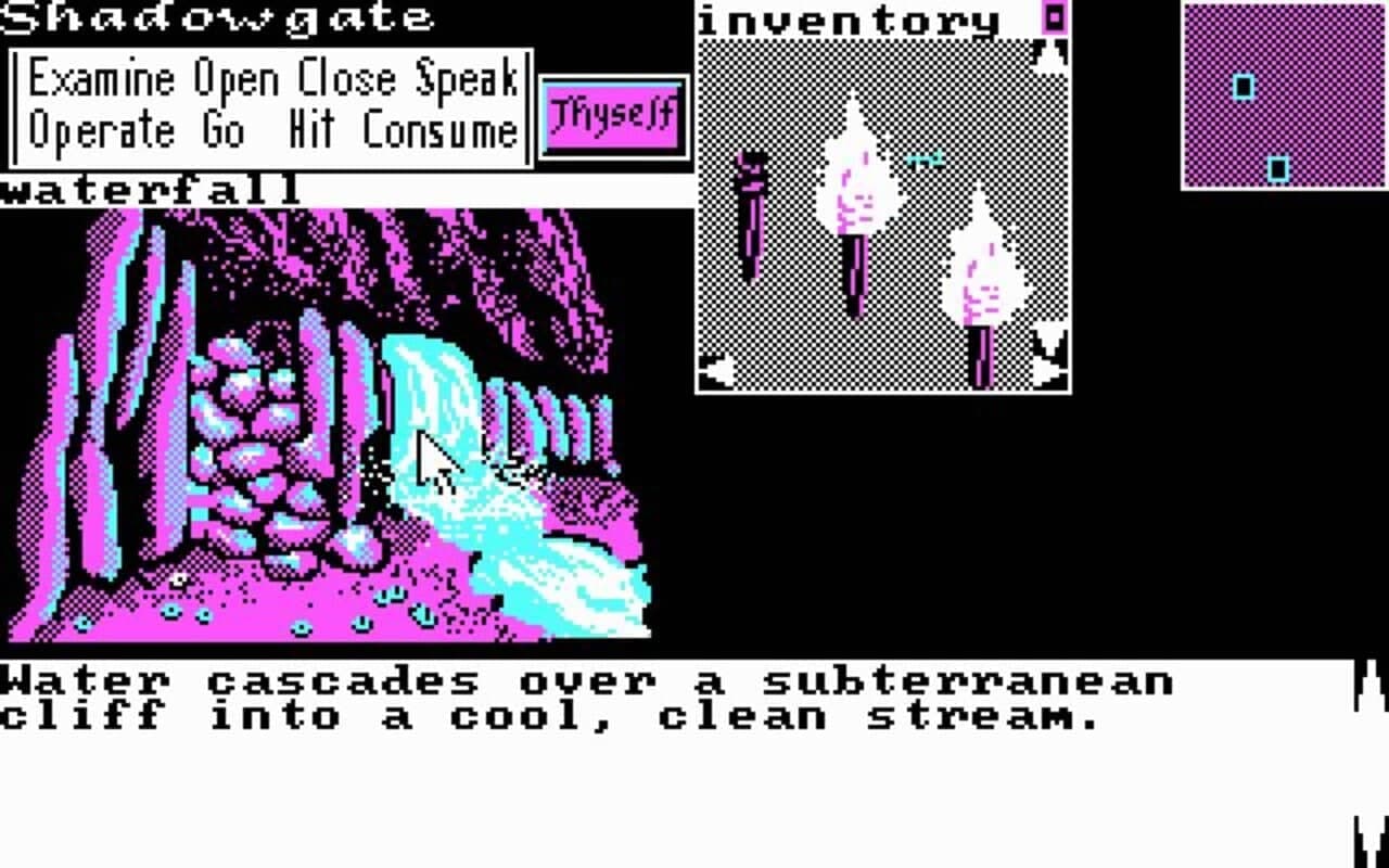 Gameplay screen of Shadowgate (2/4) Gameplay screen of Shadowgate (2/4)