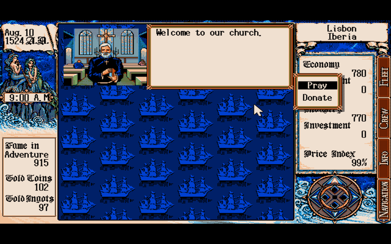 Gameplay screen of New Horizons (4/8) Gameplay screen of New Horizons (4/8)