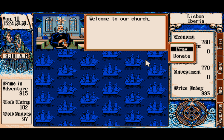 Gameplay screen of New Horizons (4/8) Gameplay screen of New Horizons (4/8)