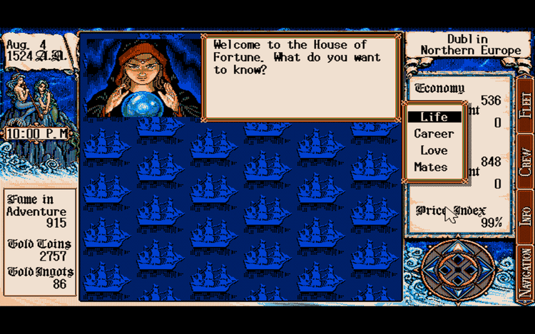 Gameplay screen of New Horizons (6/8) Gameplay screen of New Horizons (6/8)