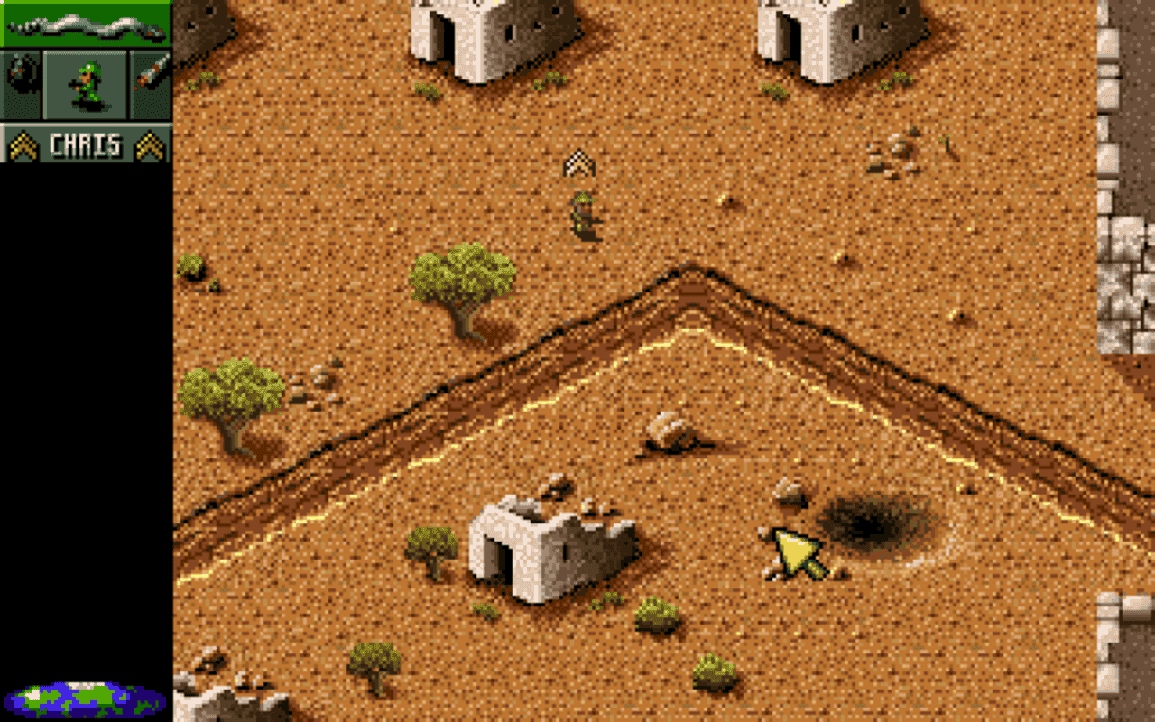 Gameplay screen of Cannon Fodder 2 (8/8) Gameplay screen of Cannon Fodder 2 (8/8)