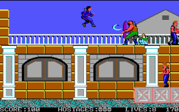 Gameplay screen of Shinobi (1/8) Gameplay screen of Shinobi (1/8)