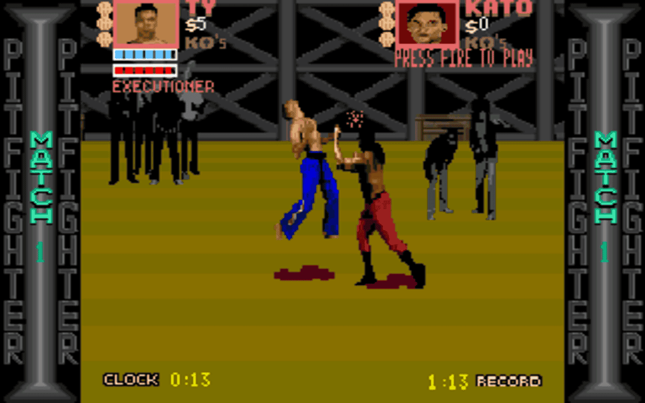 Gameplay screen of Pit-Fighter (2/8) Gameplay screen of Pit-Fighter (2/8)