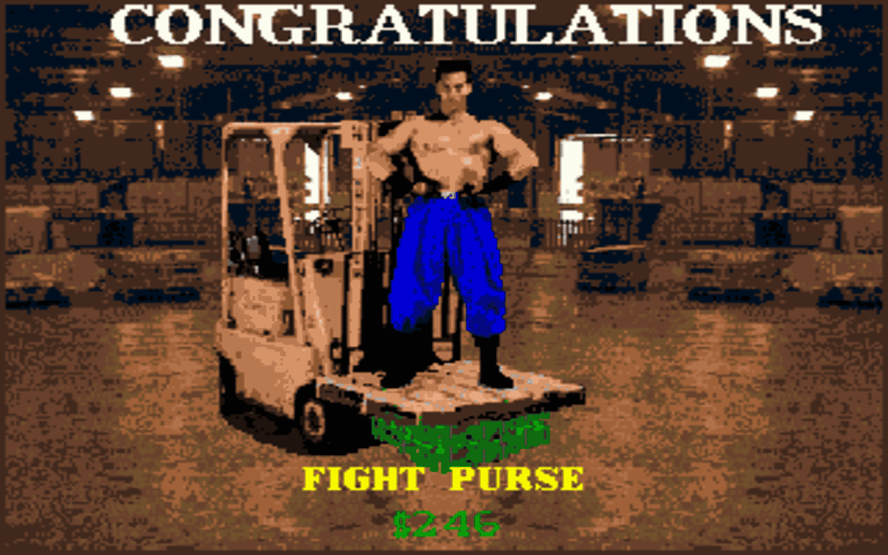 Gameplay screen of Pit-Fighter (7/8) Gameplay screen of Pit-Fighter (7/8)