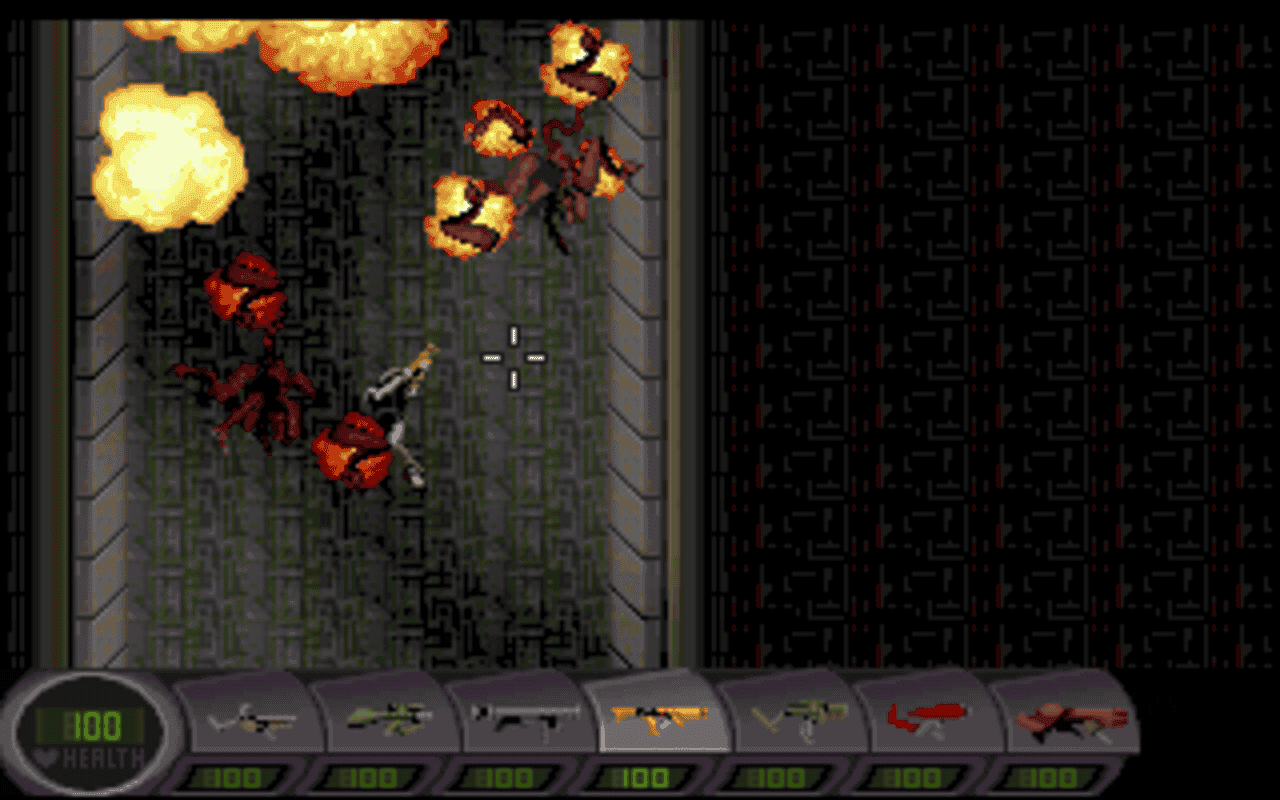 Gameplay screen of Abuse (8/8) Gameplay screen of Abuse (8/8)