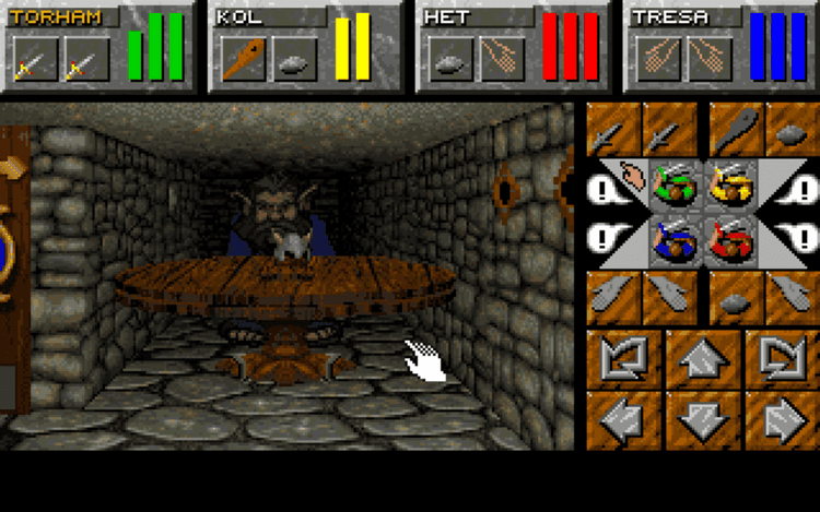 Gameplay screen of Dungeon Master II: Skullkeep (6/8) Gameplay screen of Dungeon Master II: Skullkeep (6/8)