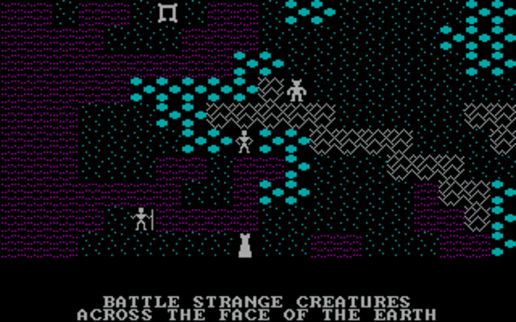 Gameplay screen of Ultima II: The Revenge of the Enchantress (1/8) Gameplay screen of Ultima II: The Revenge of the Enchantress (1/8)