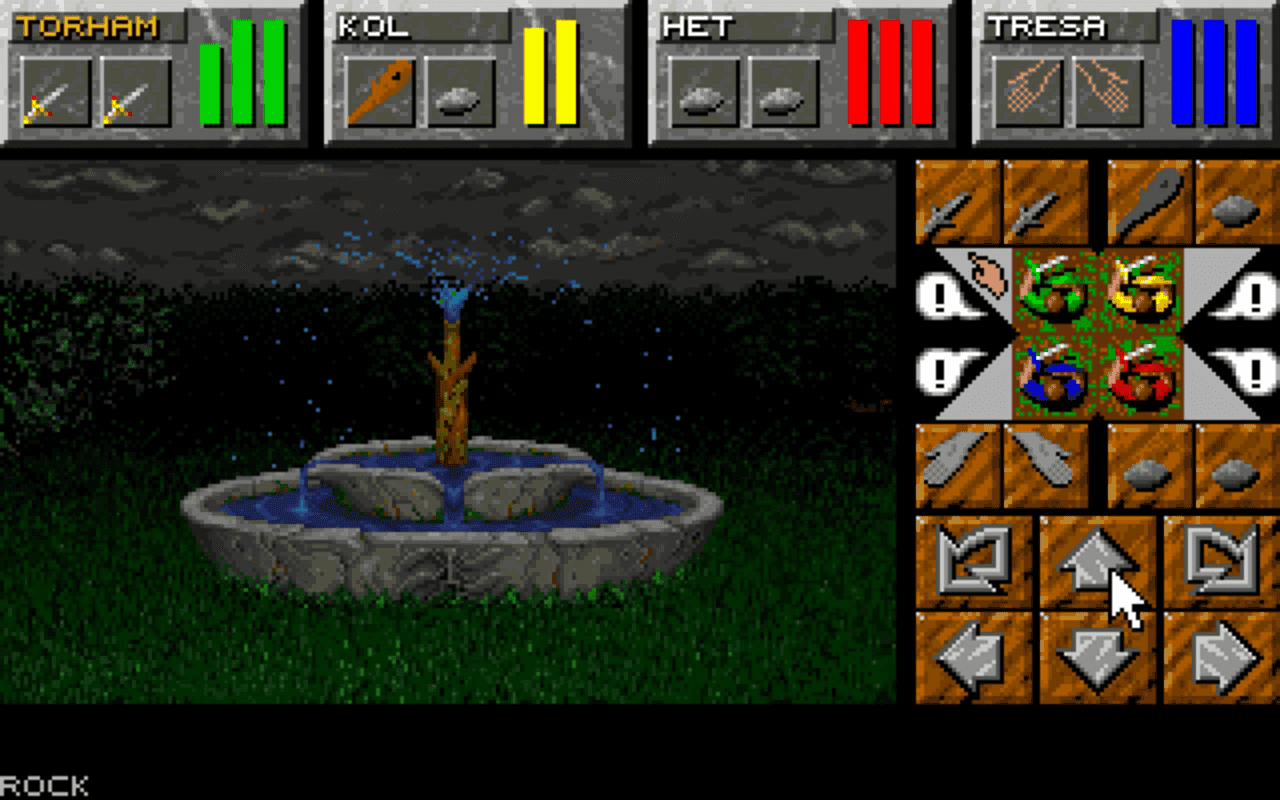 Gameplay screen of Dungeon Master II: Skullkeep (7/8) Gameplay screen of Dungeon Master II: Skullkeep (7/8)