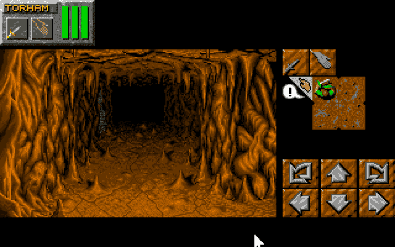 Gameplay screen of Dungeon Master II: Skullkeep (4/8) Gameplay screen of Dungeon Master II: Skullkeep (4/8)
