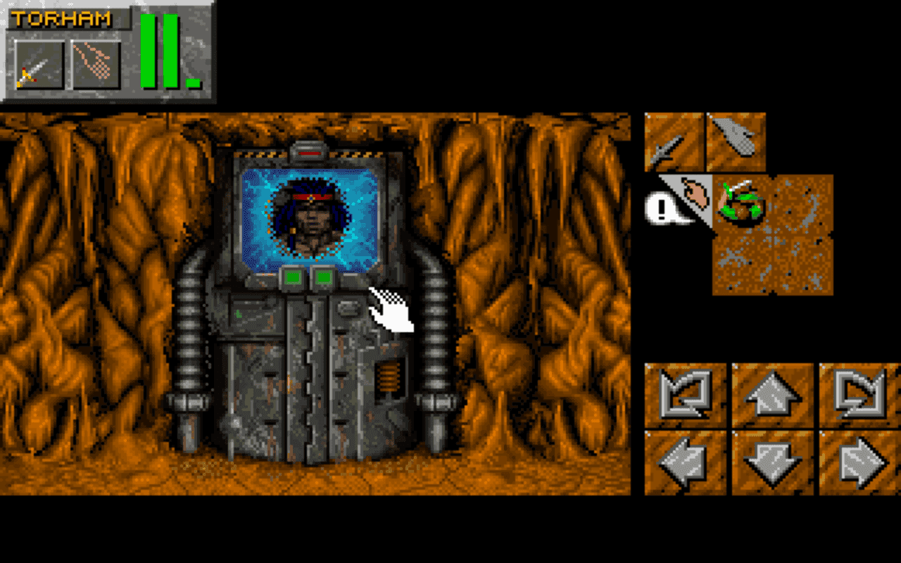 Gameplay screen of Dungeon Master II: Skullkeep (1/8) Gameplay screen of Dungeon Master II: Skullkeep (1/8)