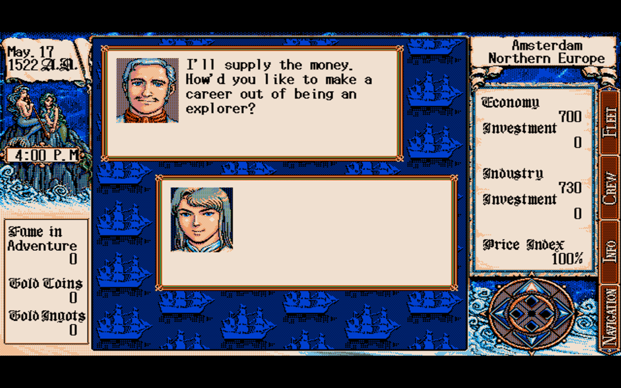 Gameplay screen of New Horizons (2/8) Gameplay screen of New Horizons (2/8)