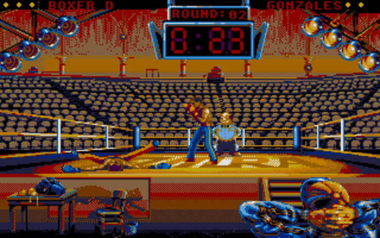 Gameplay screen of Best of the Best Championship Karate (8/8) Gameplay screen of Best of the Best Championship Karate (8/8)