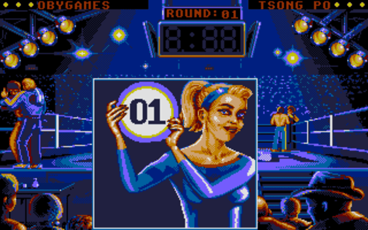 Gameplay screen of Best of the Best Championship Karate (4/8) Gameplay screen of Best of the Best Championship Karate (4/8)
