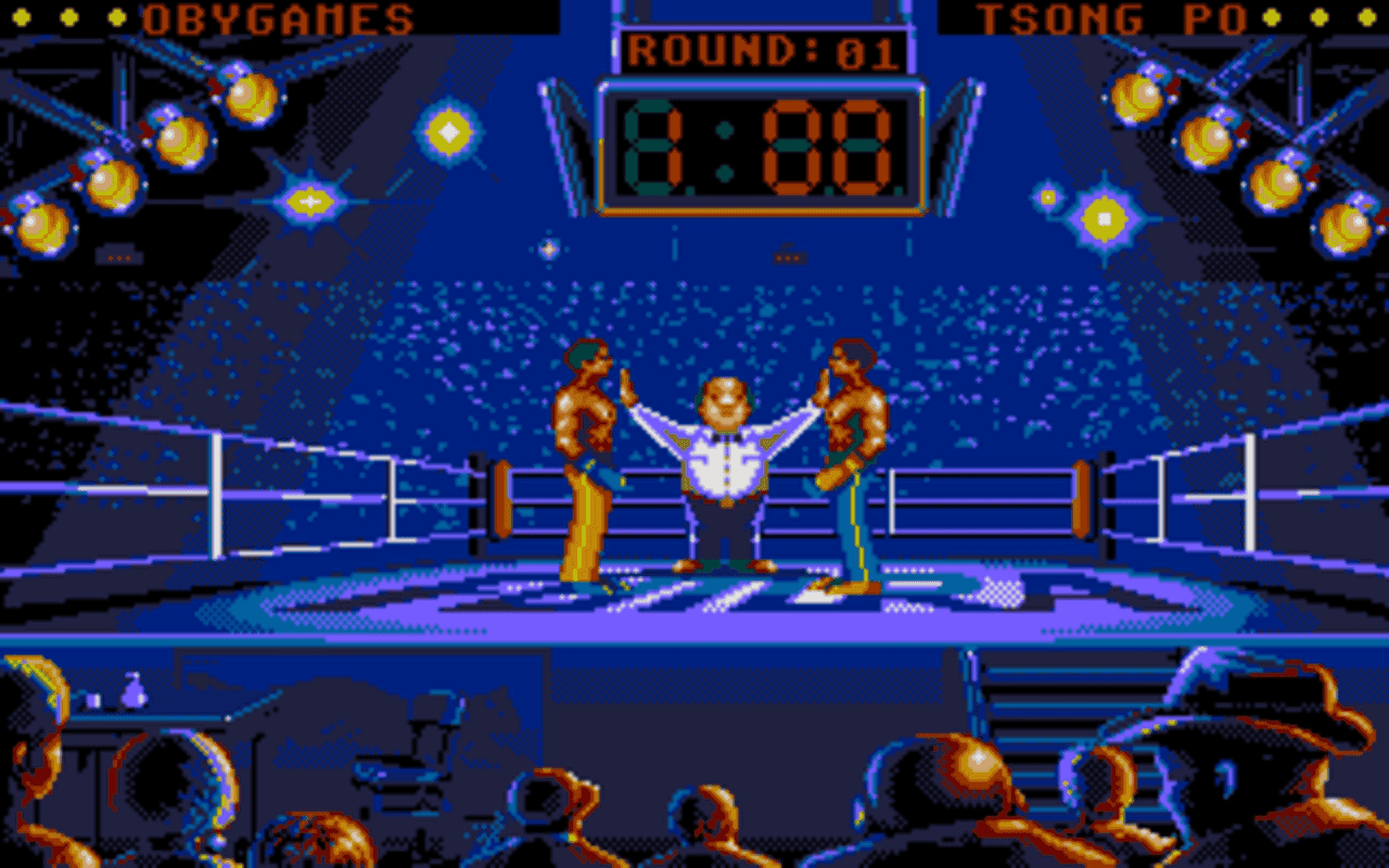 Gameplay screen of Best of the Best Championship Karate (5/8) Gameplay screen of Best of the Best Championship Karate (5/8)
