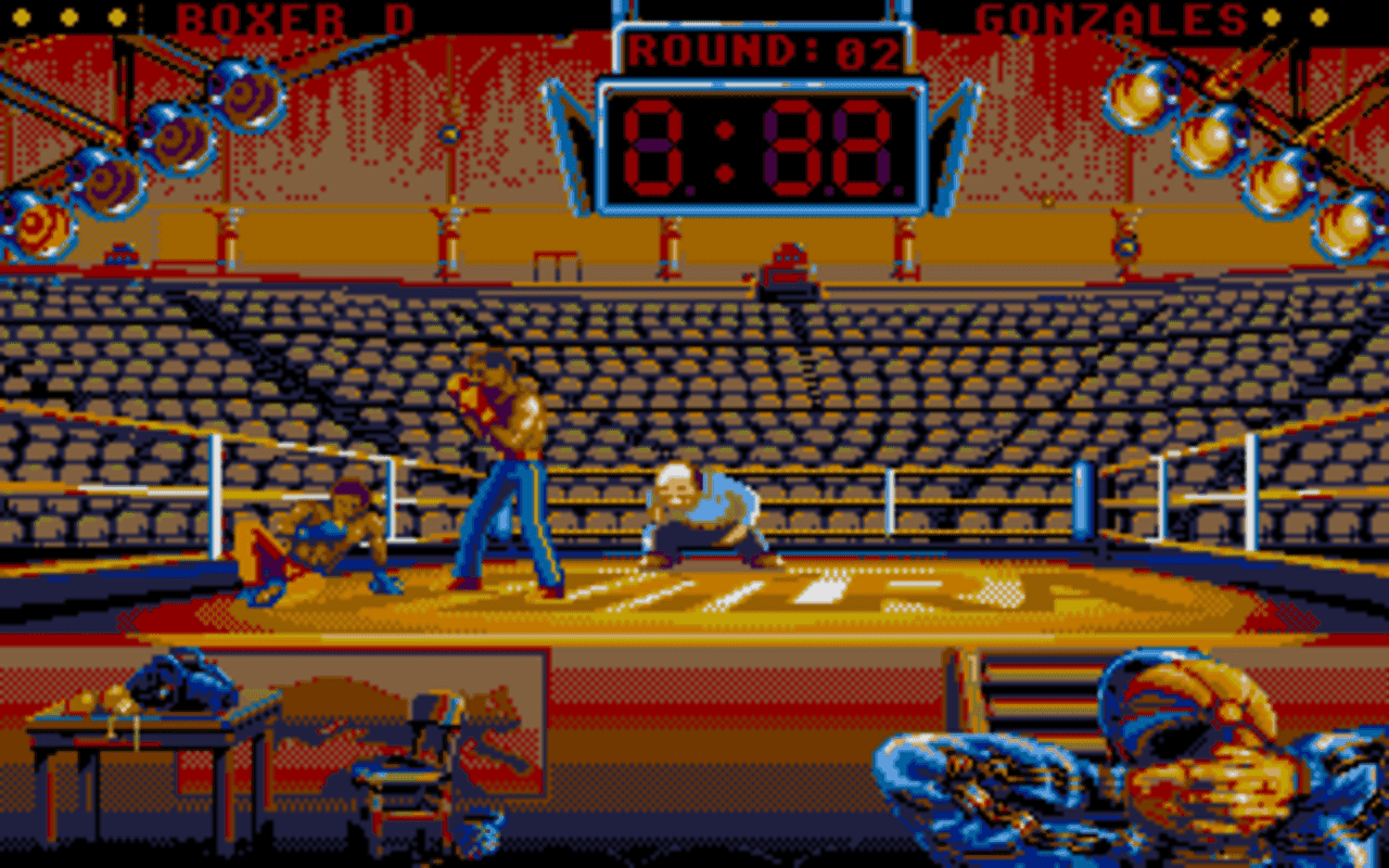 Gameplay screen of Best of the Best Championship Karate (7/8) Gameplay screen of Best of the Best Championship Karate (7/8)