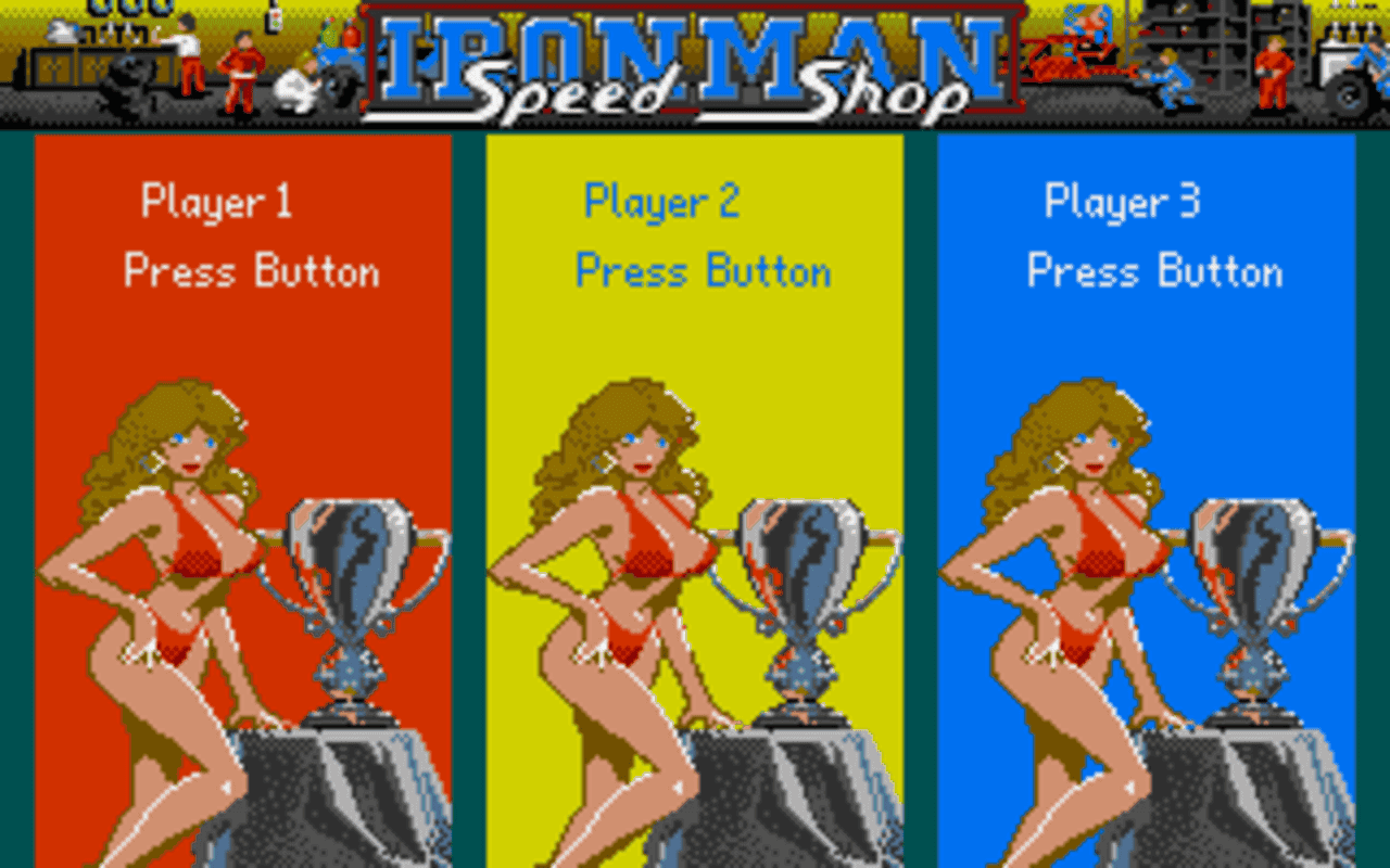 Gameplay screen of Ivan 'Ironman' Stewart's Super Off Road (4/8) Gameplay screen of Ivan 'Ironman' Stewart's Super Off Road (4/8)