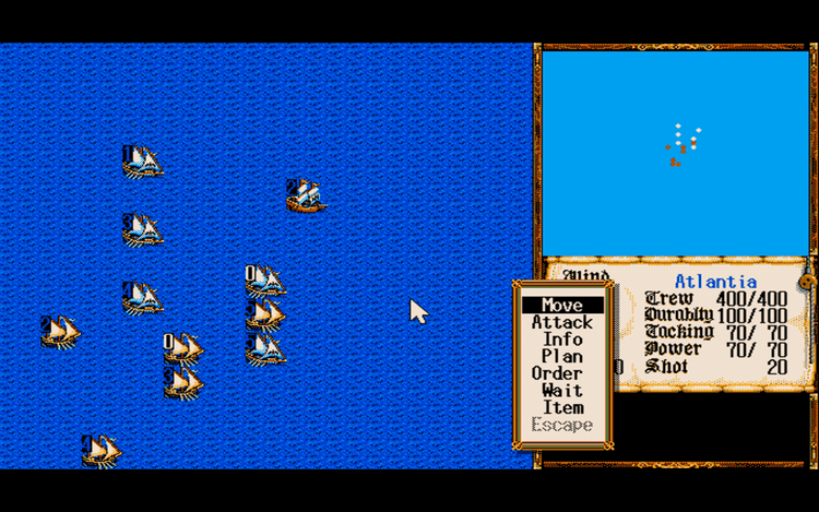 Gameplay screen of New Horizons (5/8) Gameplay screen of New Horizons (5/8)