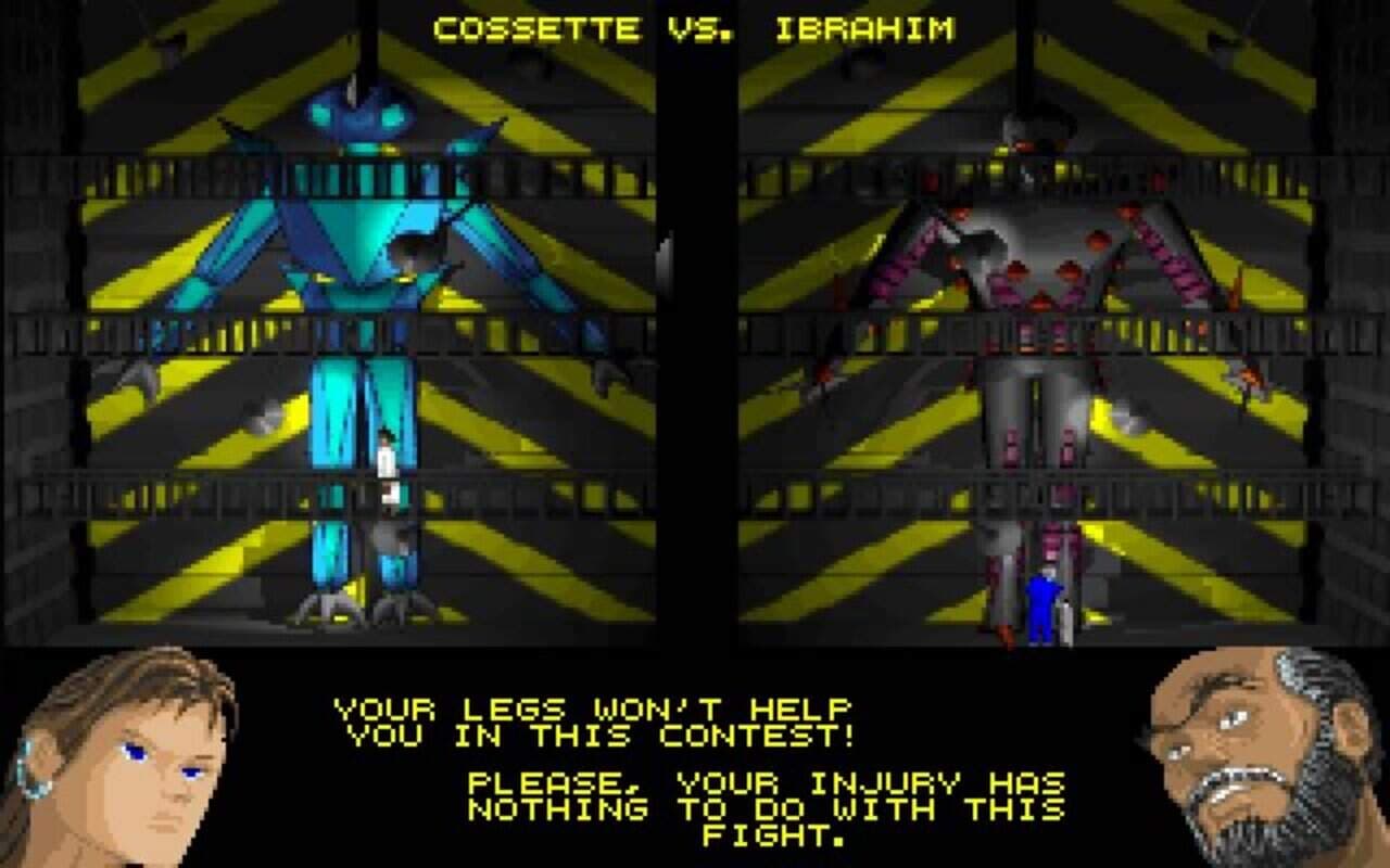 Gameplay screen of One Must Fall 2097 (2/8) Gameplay screen of One Must Fall 2097 (2/8)