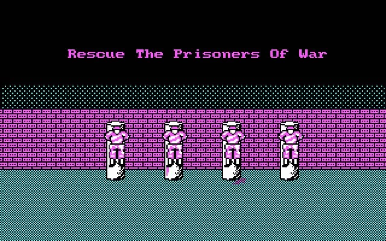 Gameplay screen of Rush'n Attack (4/4) Gameplay screen of Rush'n Attack (4/4)