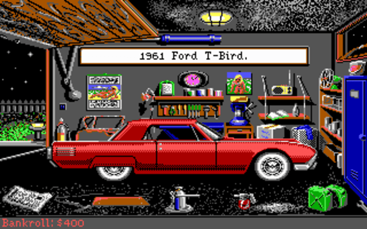 Gameplay screen of Street Rod 2: The Next Generation (2/8) Gameplay screen of Street Rod 2: The Next Generation (2/8)