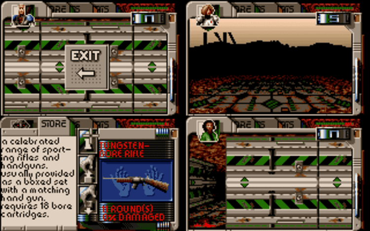 Gameplay screen of Hired Guns (4/8) Gameplay screen of Hired Guns (4/8)