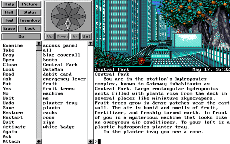 Gameplay screen of Frederik Pohl's Gateway (8/8) Gameplay screen of Frederik Pohl's Gateway (8/8)
