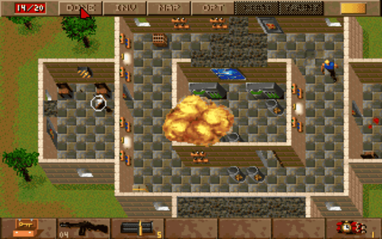 Gameplay screen of Jagged Alliance: Deadly Games (4/8) Gameplay screen of Jagged Alliance: Deadly Games (4/8)