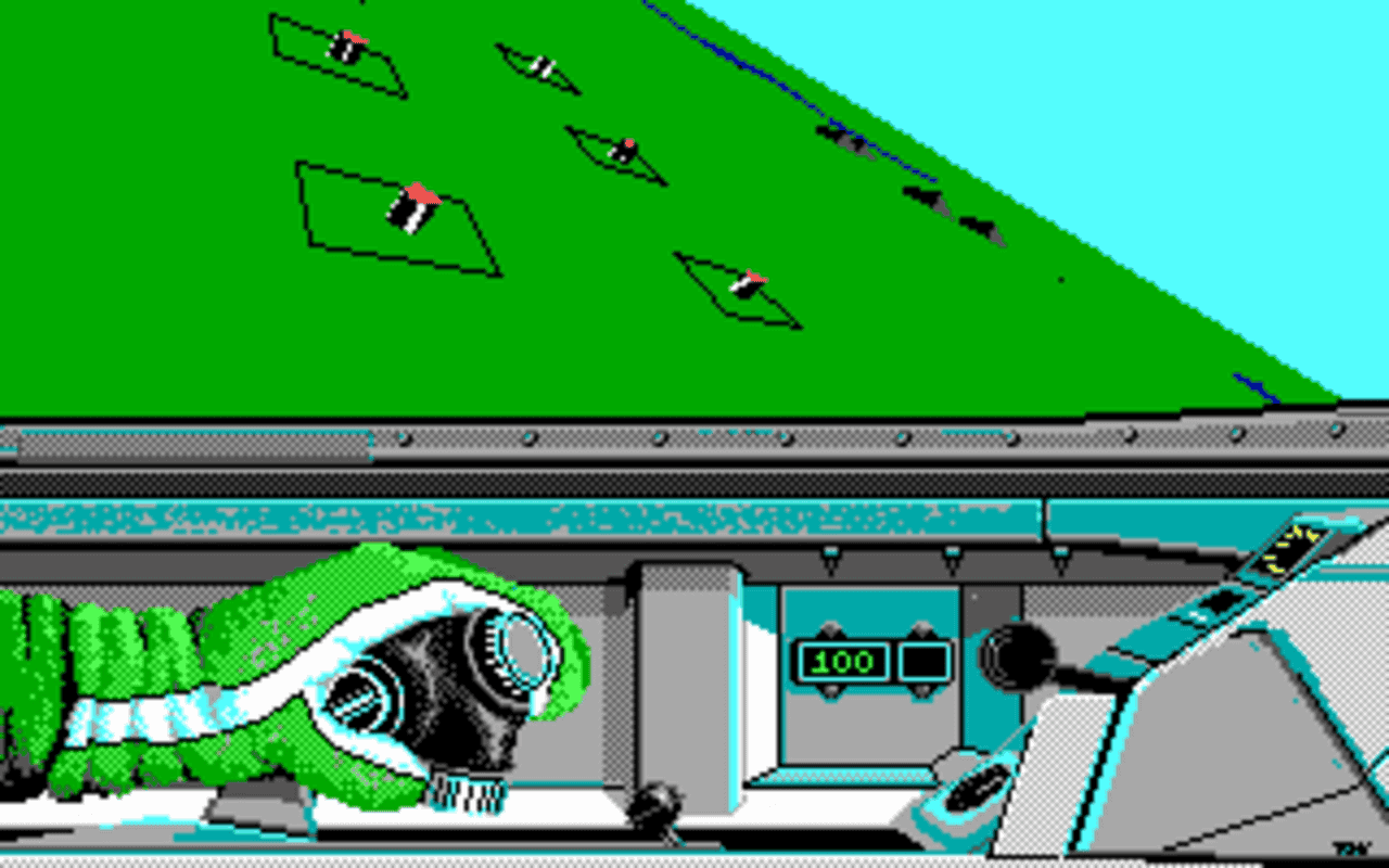 Gameplay screen of F-16 Combat Pilot (3/8) Gameplay screen of F-16 Combat Pilot (3/8)