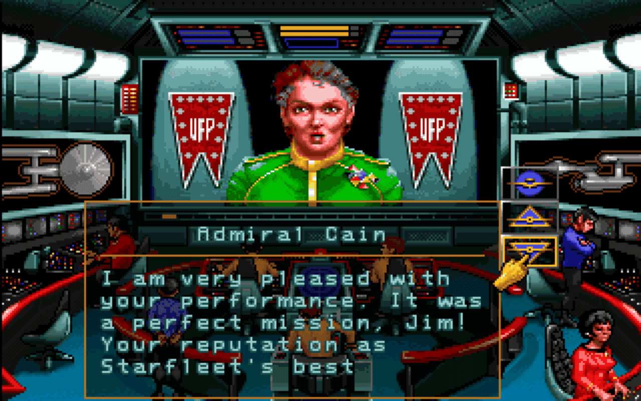 Gameplay screen of Star Trek: Judgment Rites (1/8) Gameplay screen of Star Trek: Judgment Rites (1/8)