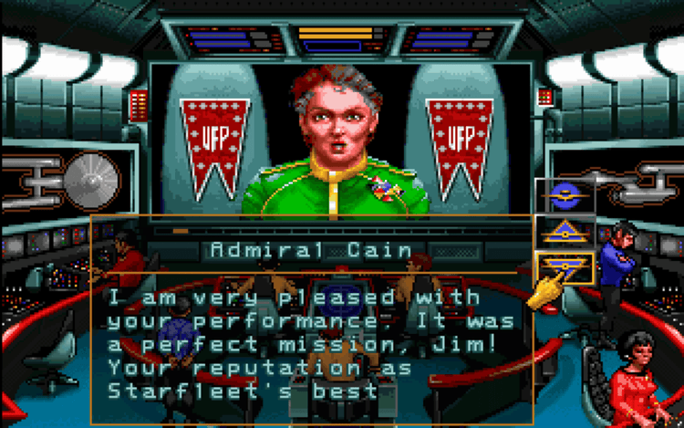 Gameplay screen of Star Trek: Judgment Rites (1/8) Gameplay screen of Star Trek: Judgment Rites (1/8)