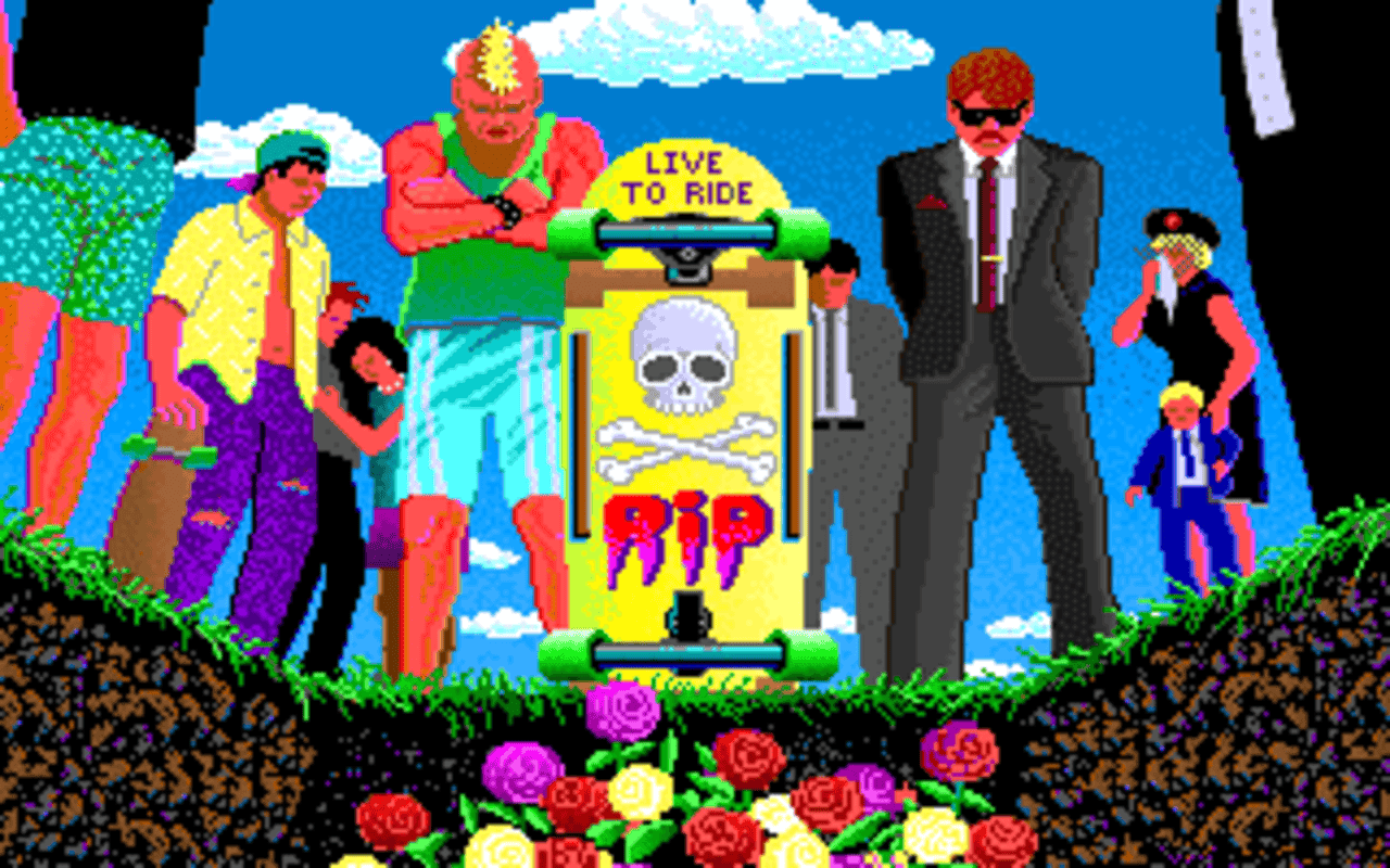 Gameplay screen of California Games II (6/8) Gameplay screen of California Games II (6/8)