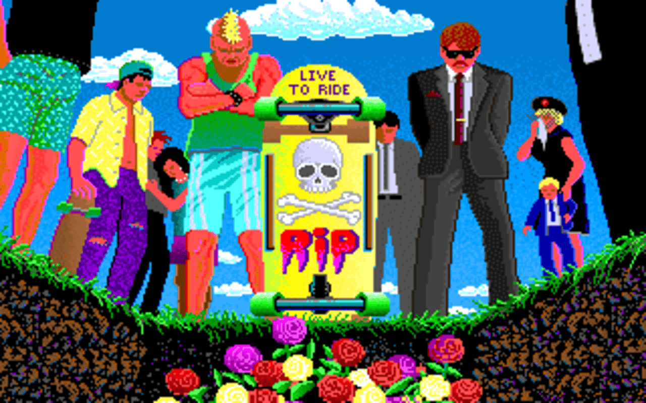 Gameplay screen of California Games II (6/8) Gameplay screen of California Games II (6/8)